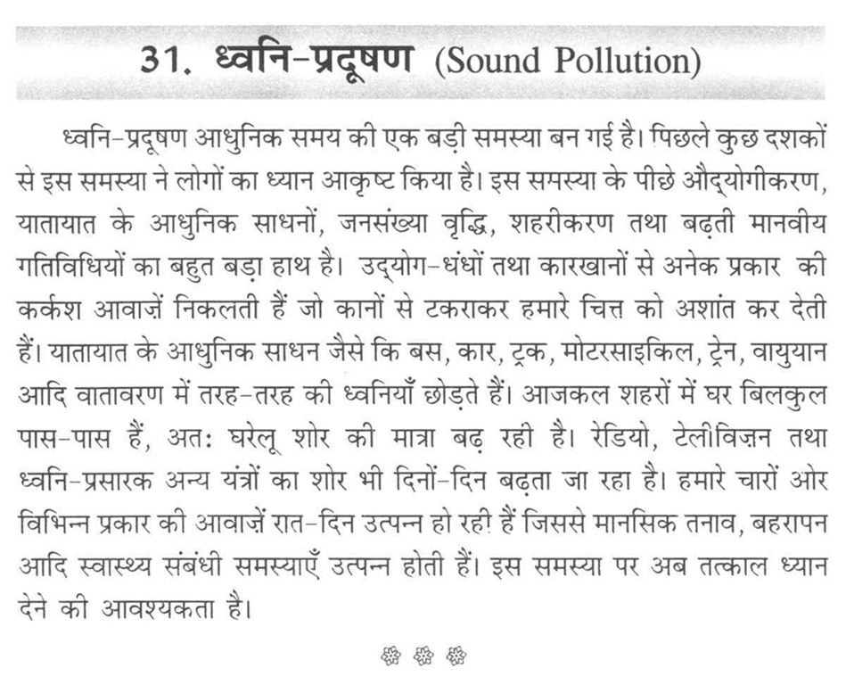 Pollution essay pdf noise on