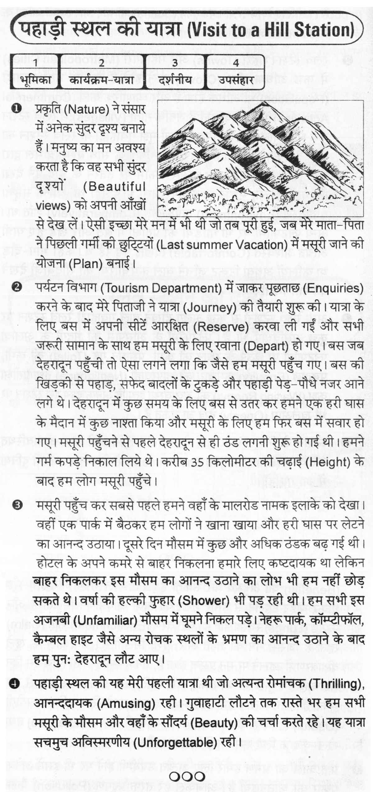 visit to an hill station essay visit to an hill station essay