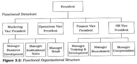Organizational Chart Of A Company And Its Functions