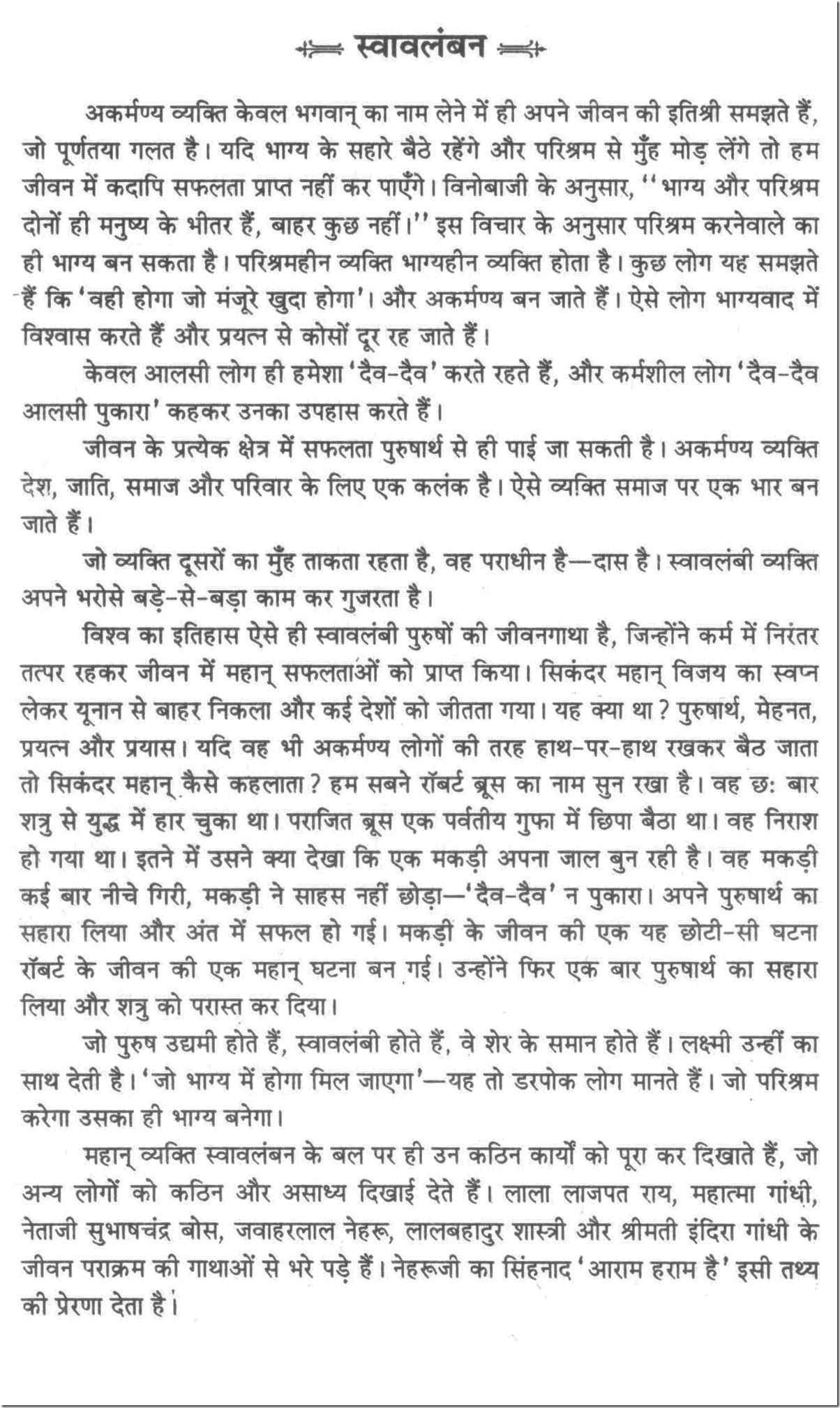 Essay on future of india in hindi language